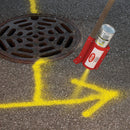 Krylon Mark-It 731708 Industrial WB APWA Utility Yellow Inverted Marking Paint