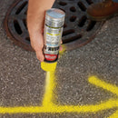 Krylon Mark-It 731708 Industrial WB APWA Utility Yellow Inverted Marking Paint