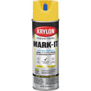Krylon Mark-It 731708 Industrial WB APWA Utility Yellow Inverted Marking Paint
