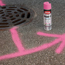 Krylon Mark-It 732308 Industrial WB Fluorescent Pink Inverted Marking Paint