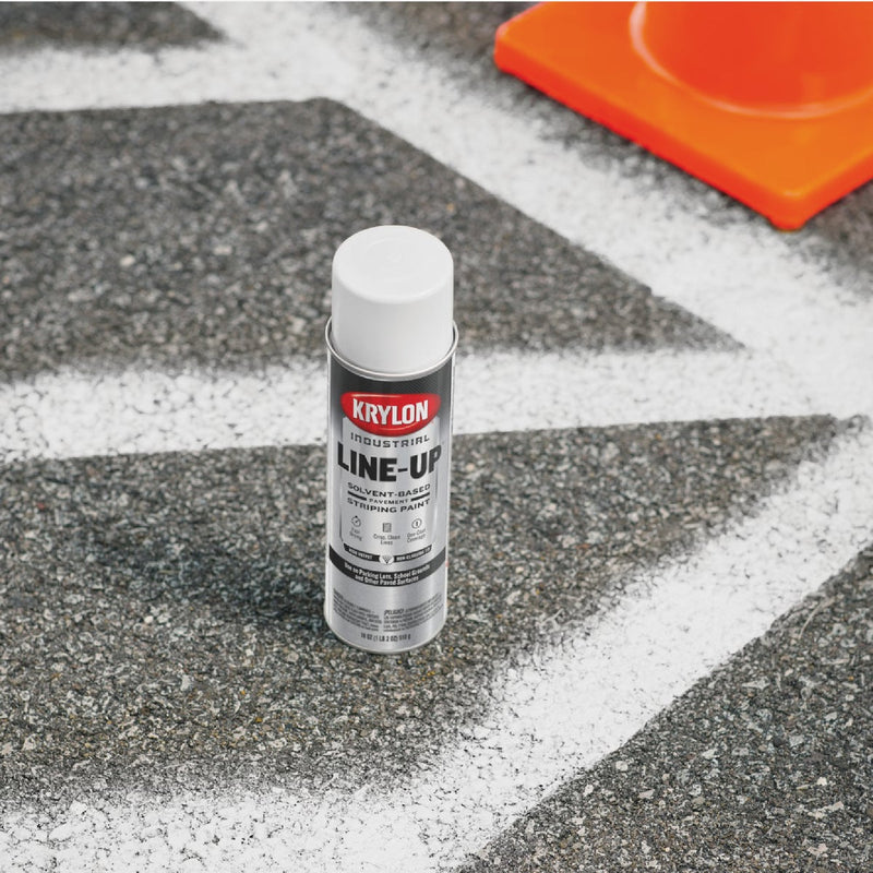 Krylon Industrial 8300  SB Highway White Striping Paint