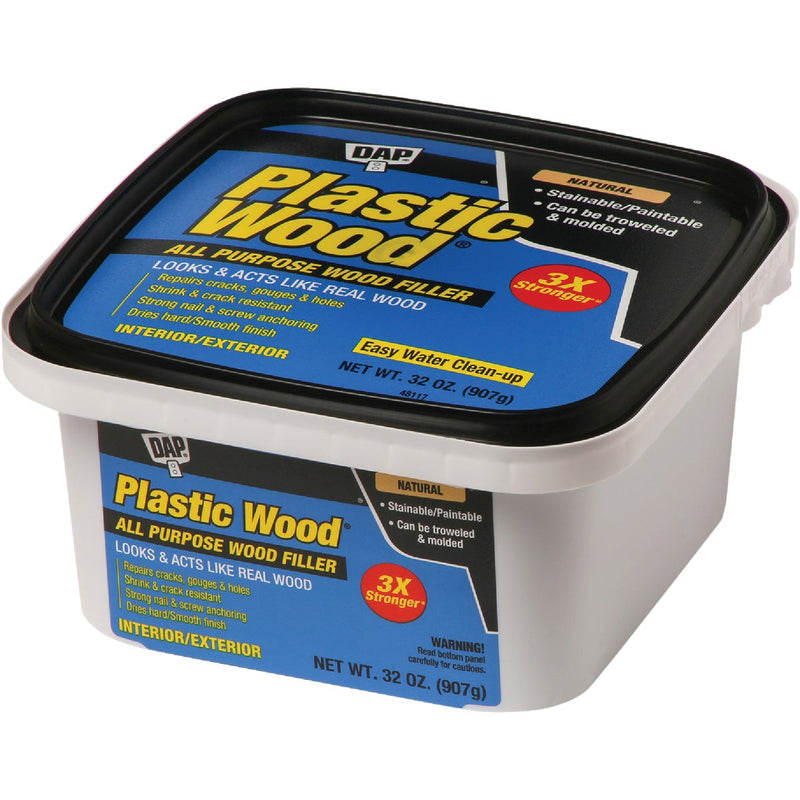 Dap Plastic Wood 32 Oz. Natural All Purpose Wood Filler