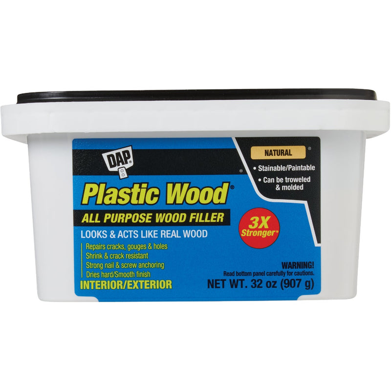 Dap Plastic Wood 32 Oz. Natural All Purpose Wood Filler