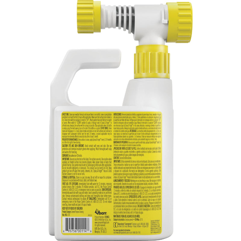 Spray & Forget 32 Oz. Hose End Sprayer House & Deck Outdoor Cleaner