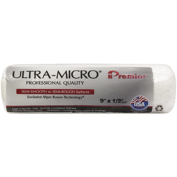 Premier 9 In. X 1/2 In. Ultra-Micro Roller Cover