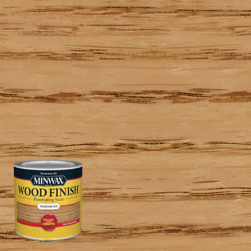 Minwax Wood Finish Penetrating Stain, Golden Oak, 1/2 Pt.