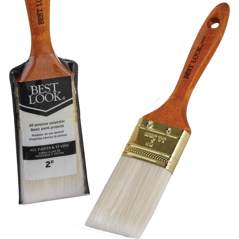 Best Look General Purpose 2 In. Flat Polyester Paint Brush