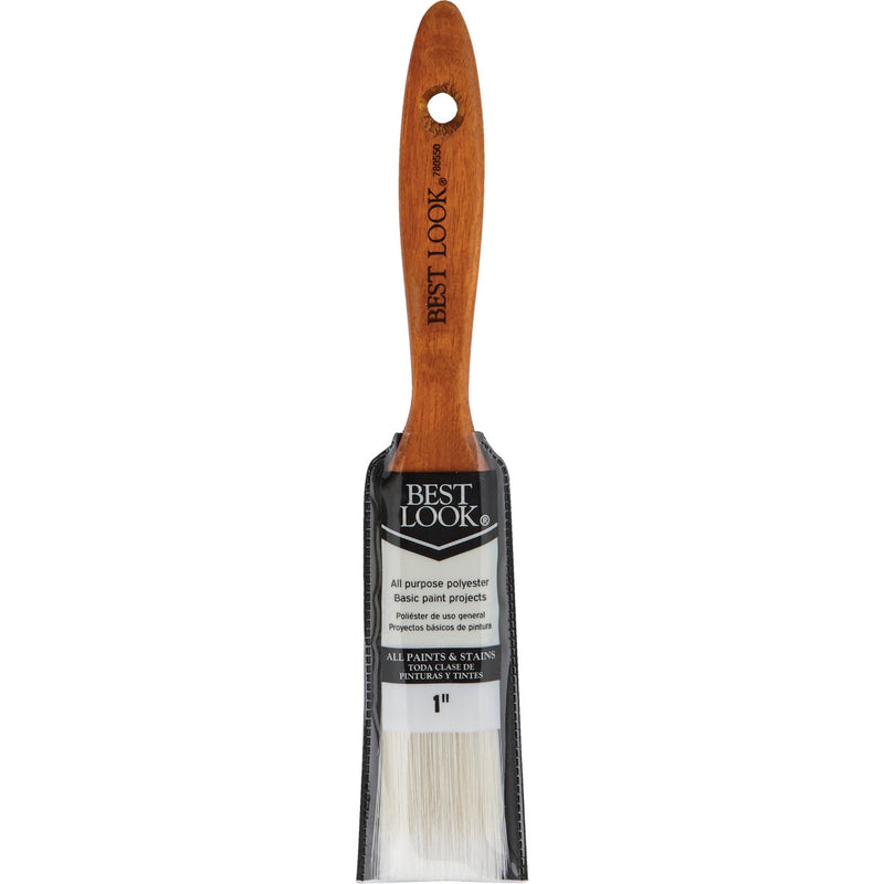 Best Look General Purpose 1 In. Flat Polyester Paint Brush