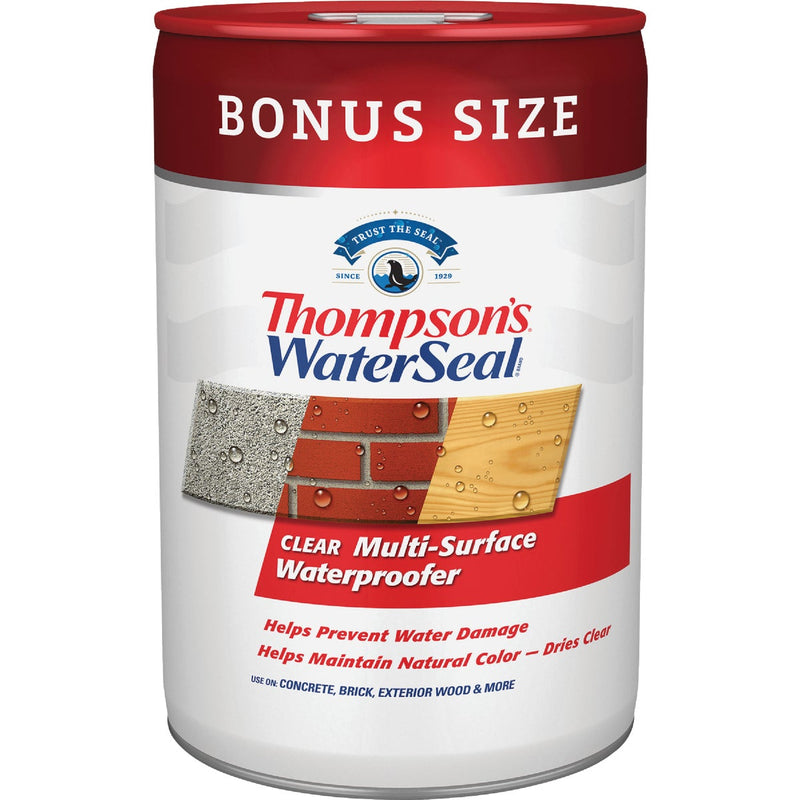 Thompsons WaterSeal Clear VOC MultiSurface Waterproofing Sealer, 6 Gal.