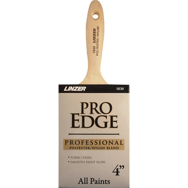 Linzer Pro Edge 4 In. Flat Wall Paint Brush