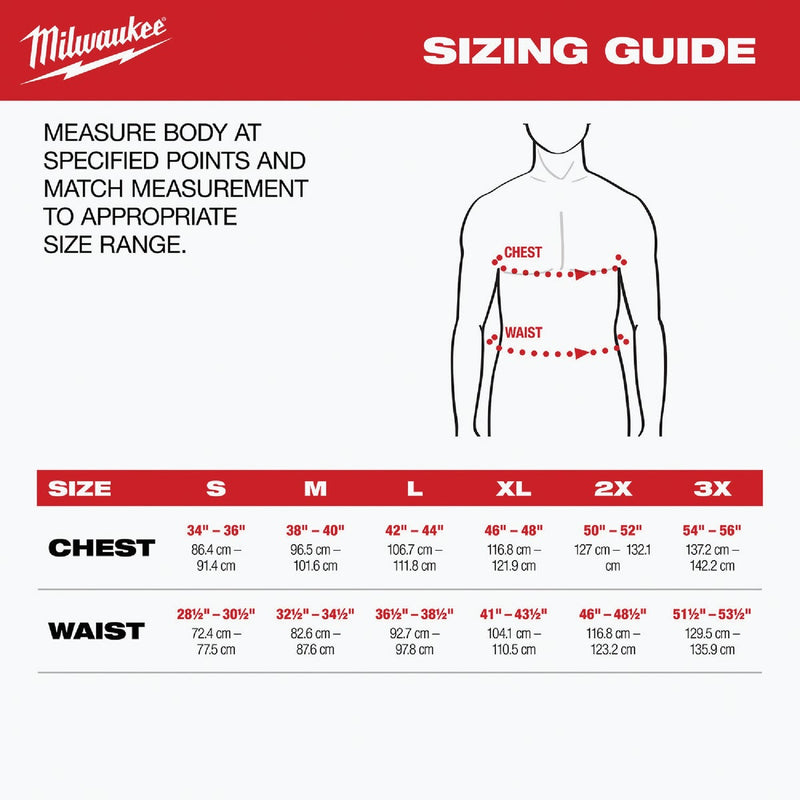 Milwaukee 2XL Gray Short Sleeve Unisex Hybrid Work Shirt