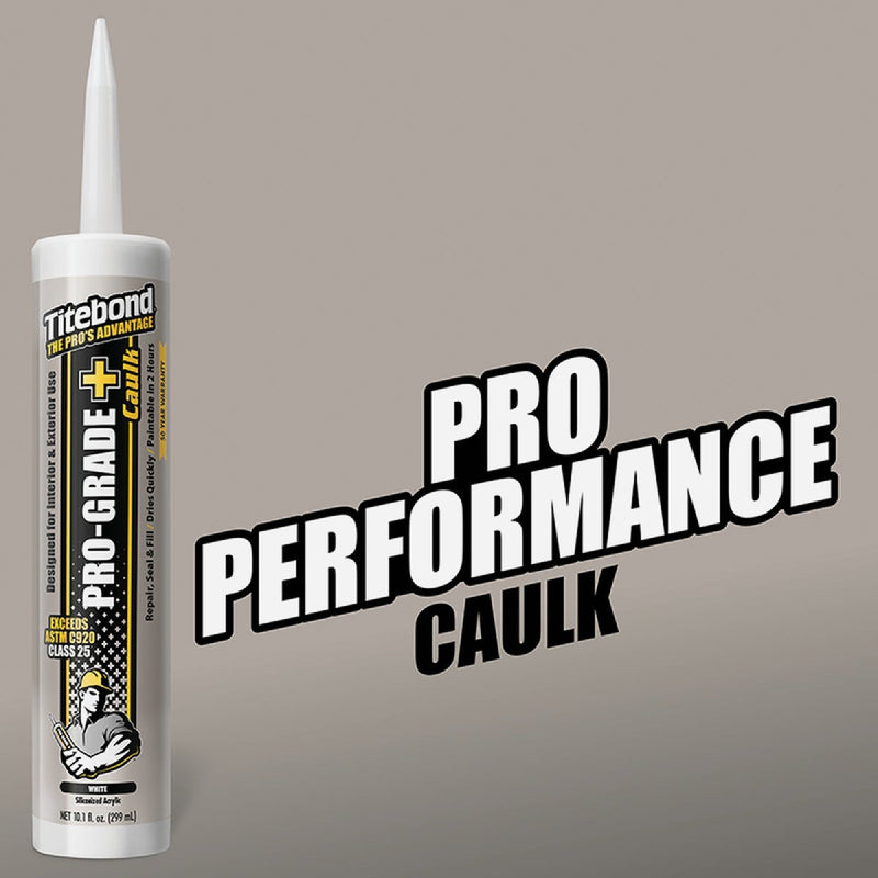 Titebond Pro-Grade Plus 10.1 Oz. Silicone Caulk, Brown