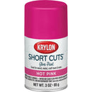 Krylon Short Cuts 3 Oz. High-Gloss Enamel Spray Paint, Hot Pink