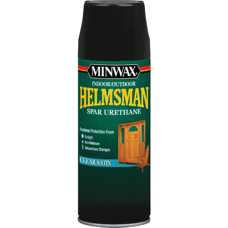 Minwax Helmsman Satin Clear Spray Polyurethane, 11.5 Oz.