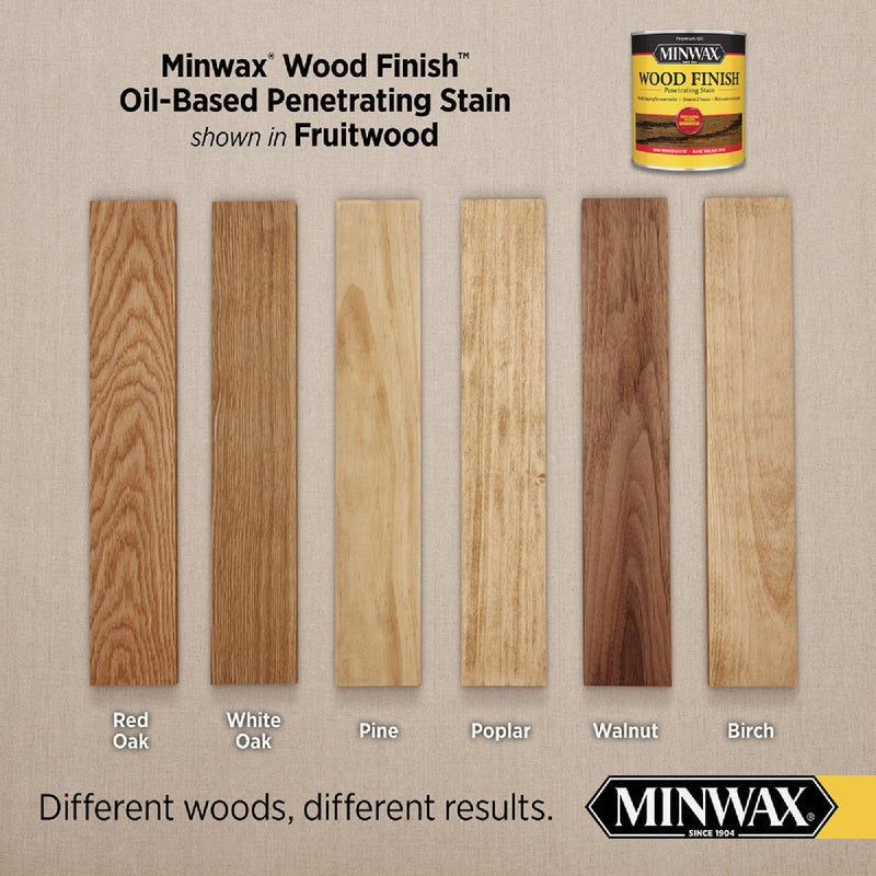 Minwax Wood Finish Penetrating Stain, Fruitwood, 1/2 Pt.