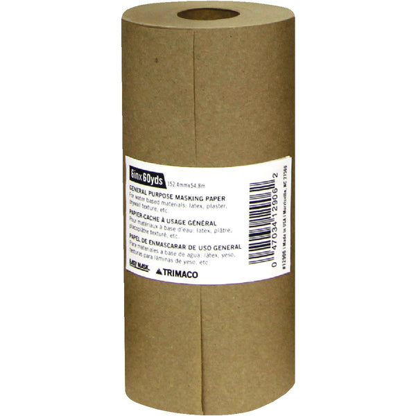 Trimaco Easy Mask 6 In. x 180 Ft. Brown General Purpose Masking Paper