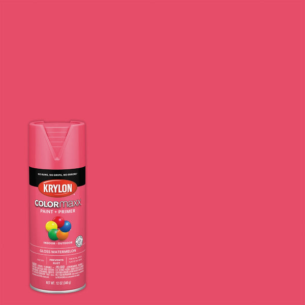 Krylon ColorMaxx 12 Oz. Gloss Spray Paint, Watermelon