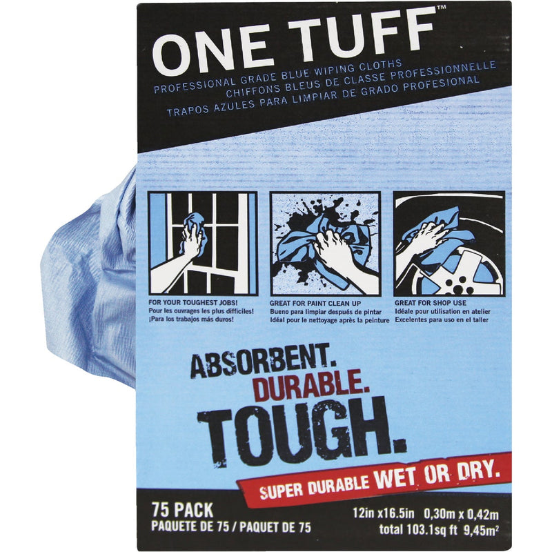 Trimaco One Tuff Wiper Cloths (75-Pack)