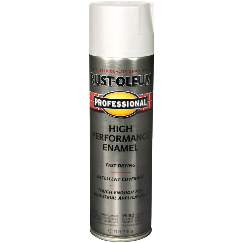 Rust-Oleum Professional Fast Dry 15 Oz. Gloss High Performance Enamel Spray Paint, White