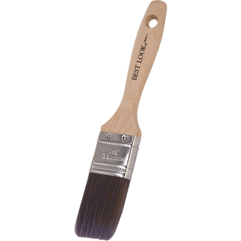 Best Look 1.5 In. Flat Polyester Paint Brush