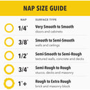 Purdy White Dove 6-1/2" x 3/8" Woven Fabric Roller Cover (2-Pack)