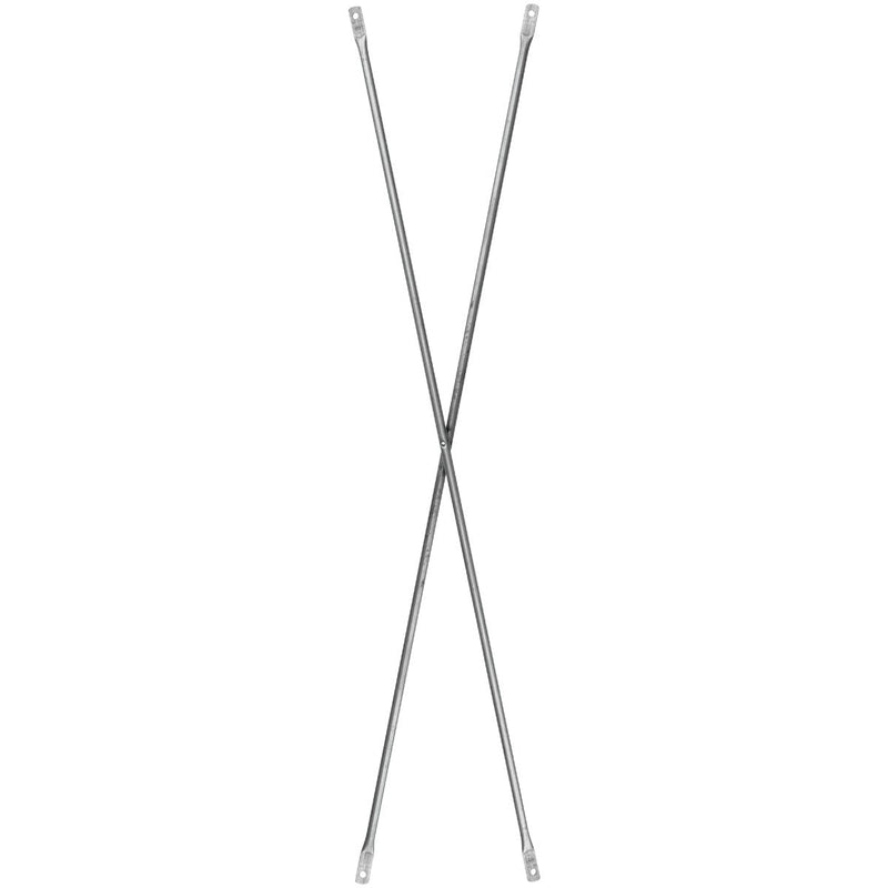 MetalTech 7 Ft. x 2 Ft. Galvanized Steel Scaffolding Cross Brace For Outriggers