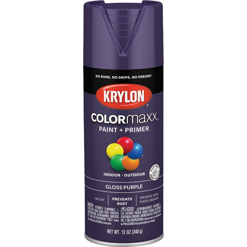 Krylon ColorMaxx 12 Oz. Gloss Spray Paint, Purple