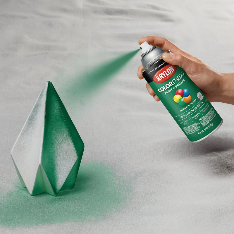 Krylon ColorMaxx 12 Oz. Gloss Spray Paint, Emerald Green