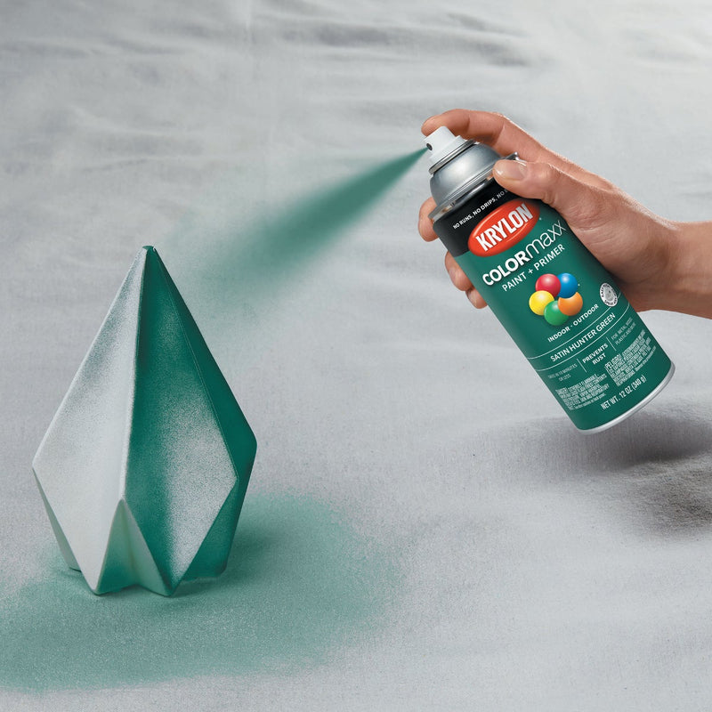 Krylon ColorMaxx 12 Oz. Satin Spray Paint, Hunter Green