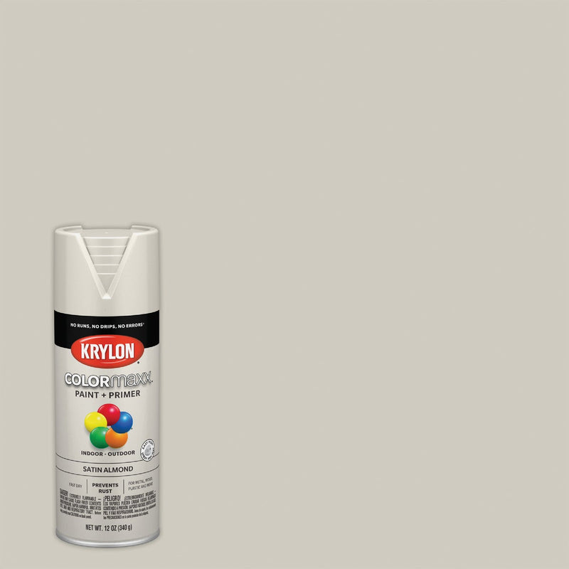 Krylon ColorMaxx 12 Oz. Satin Spray Paint, Almond