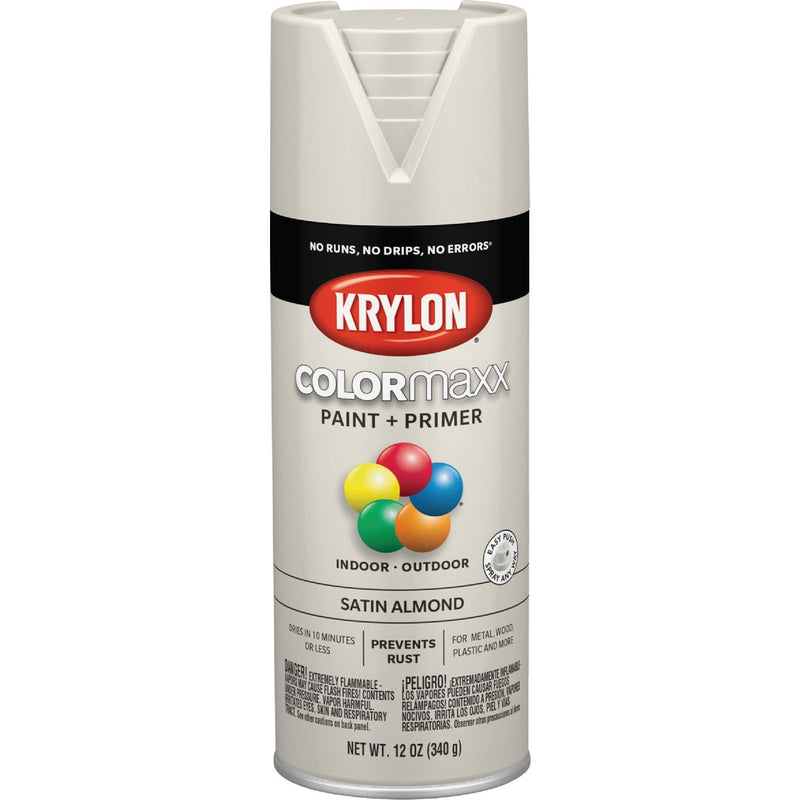 Krylon ColorMaxx 12 Oz. Satin Spray Paint, Almond