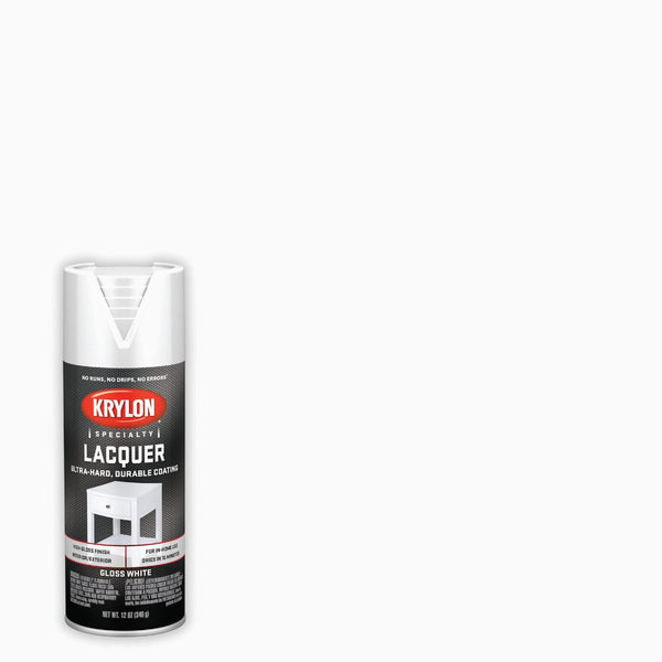 Krylon 12 Oz. White Spray Lacquer