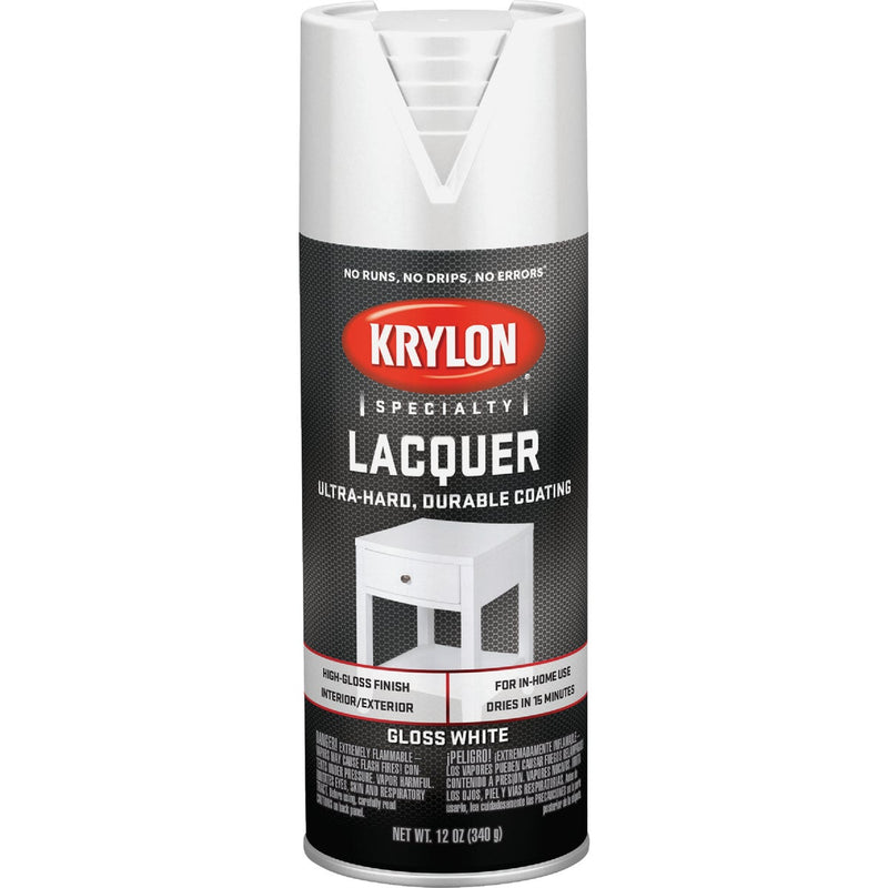 Krylon 12 Oz. White Spray Lacquer