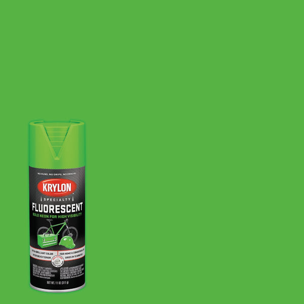 Krylon 11 Oz. Fluorescent Spray Paint, Green