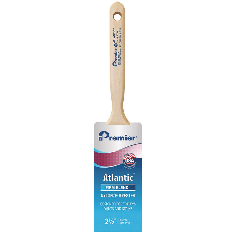 Premier Atlantic 2-1/2 In. Flat Sash Nylon/Poly Paint Brush