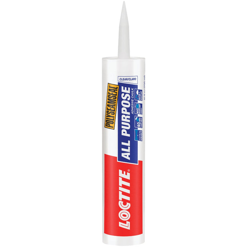 LOCTITE POLYSEAMSEAL 10 Oz. Clear Adhesive Caulk