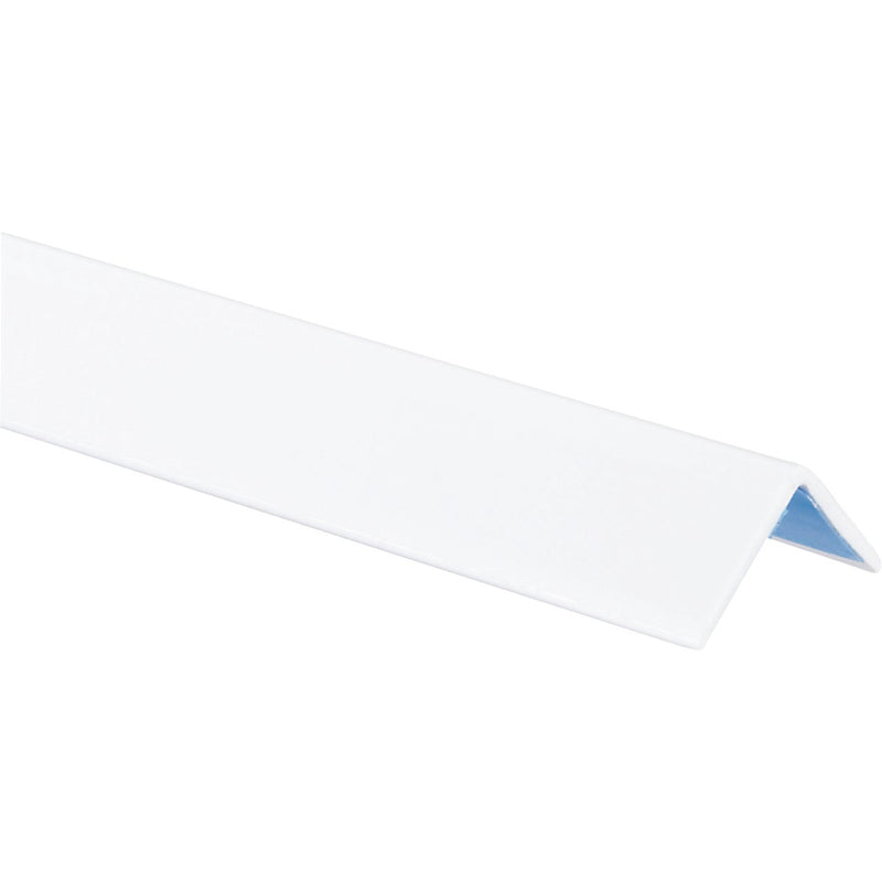 Wallprotex 1-1/8 In. x 4 Ft. White Self-Adhesive Corner Guard