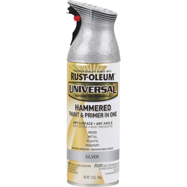 Rust-Oleum Universal 12 Oz. Hammered Silver Paint