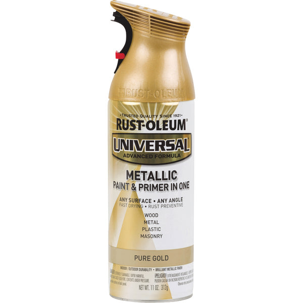 Rust-Oleum Universal 11 Oz. Metallic Pure Gold Paint