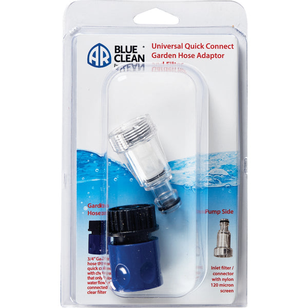 AR Blue Clean 3/4 Pressure Washer Quick Connect Socket Kit with Filter