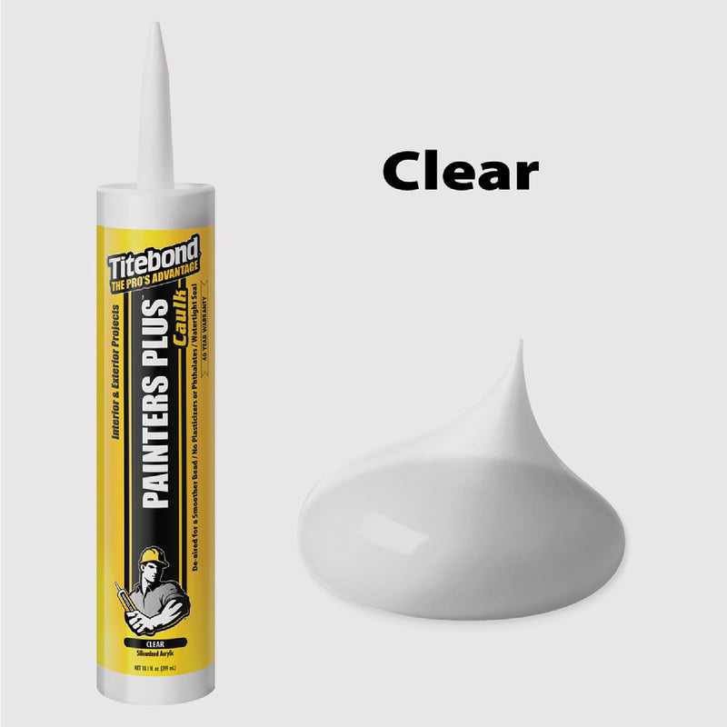 Titebond Painter's Plus 10.1 Oz. Clear Acrylic Caulk