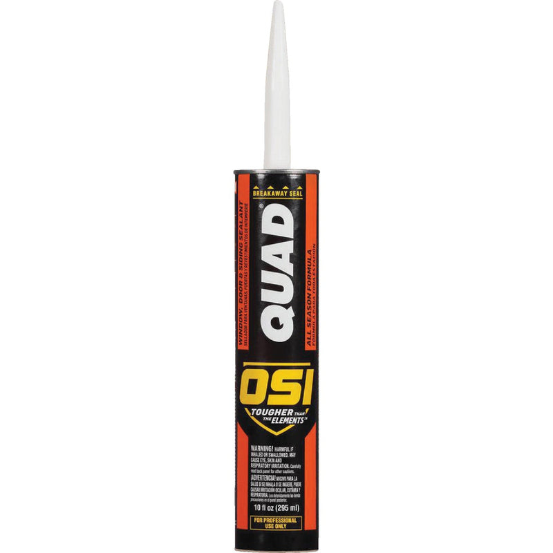 OSI QUAD 10 Oz. Window, Door & Siding Polymer Sealant, Almond