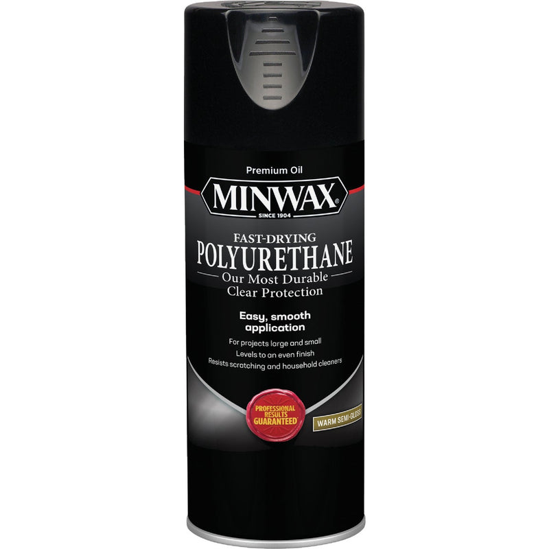 Minwax Warm Semi-Gloss Clear Spray Polyurethane, 11.5 Oz.