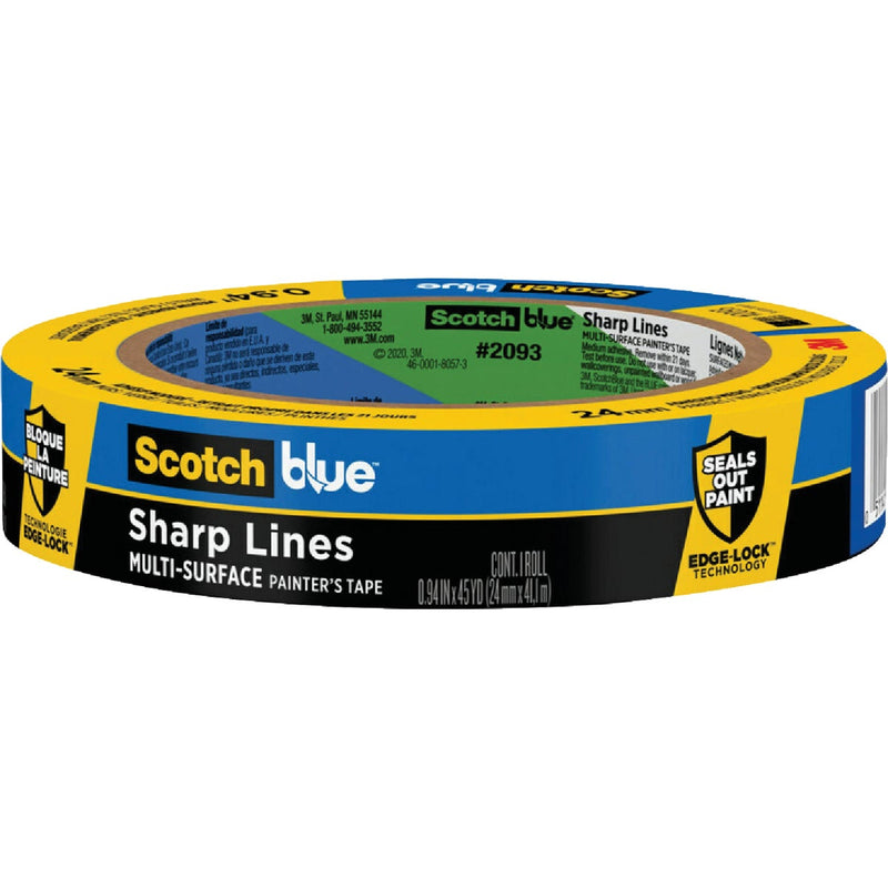 3M Scotch Blue 0.94 In. x 45 Yd. Sharp Lines Painter's Tape