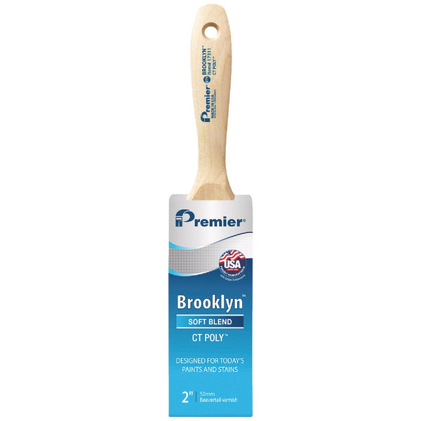 Premier Brooklyn 2 In. CT Poly Beavertail Varnish Brush