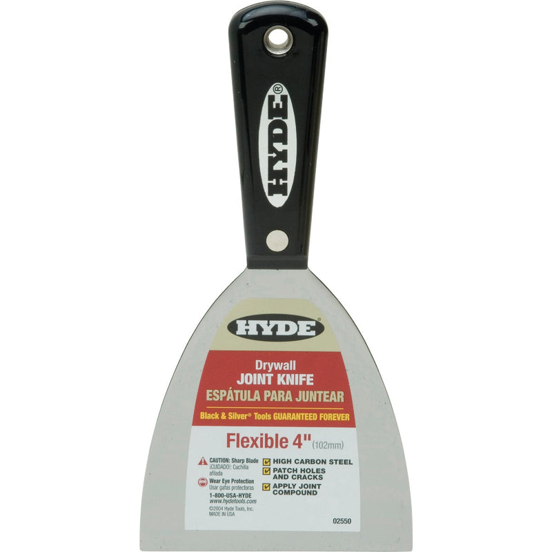 Hyde Black & Silver Professional 4 In. Flexible Joint Knife