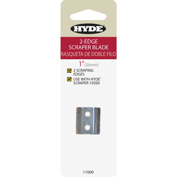 Hyde 1 In. 2-Edge Replacement Scraper Blade