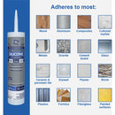 GE Window & Door All-Purpose Sealant, Clear, 10.1 Oz. Cartridge