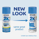 Rust-Oleum Painter's Touch 2X Ultra Cover 12 Oz. Satin Paint + Primer Spray Paint, Wildflower Blue