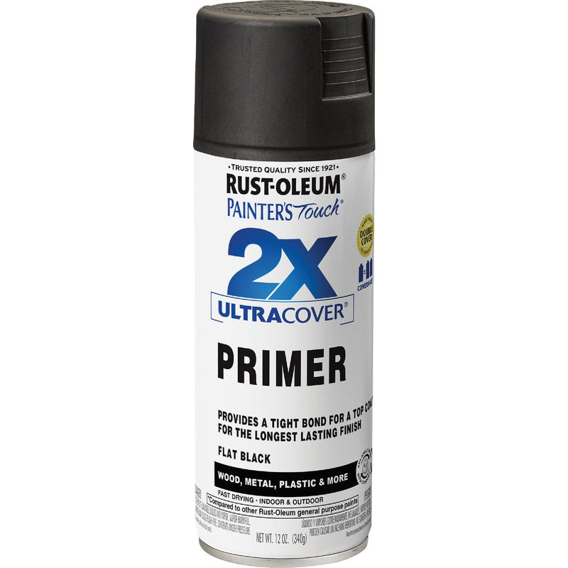 Rust-Oleum Painter's Touch 2X Ultra Cover Flat Black Spray Paint Primer